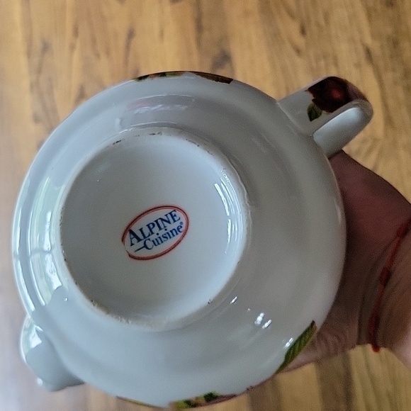 Alpine Cuisine Roses Favorite Teapot Porcelain White Replacement Collectible - Picture 4 of 16